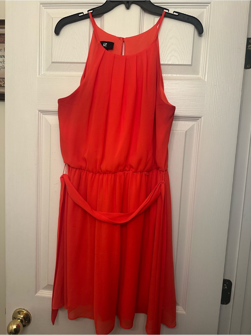 Iz Byer Coral Sleeveless Mini Dress